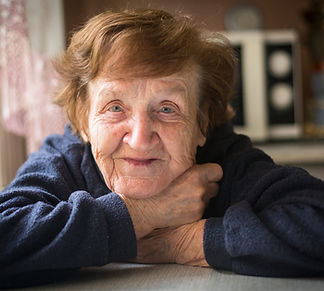 Portrait of an aged person