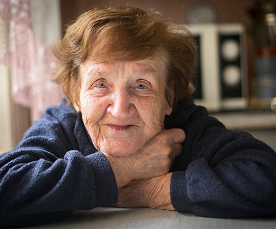 Retrato de uma pessoa idosa