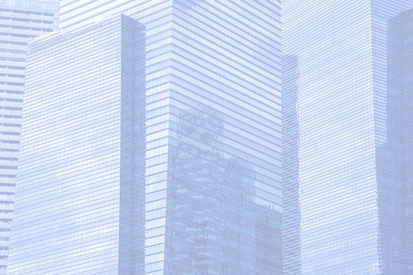 Edifici moderni in vetro