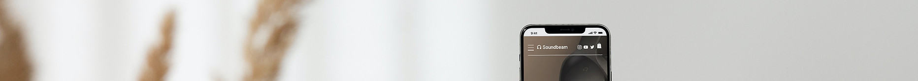 Black Mobile Phone on a White Background