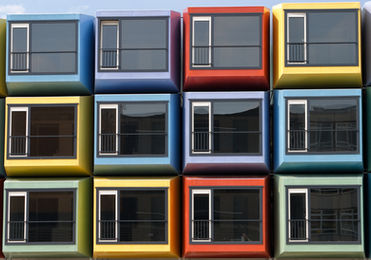 Colourful bbuilding in Utrecht