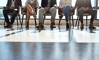 Applicants in the waiting room