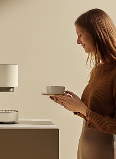 Woman Holding Coffee