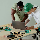 Collaborating At Workbench