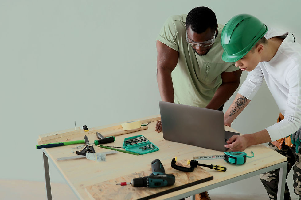 Collaborating At Workbench