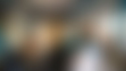 People on a bus looking out the window