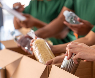 Packing Food in Boxes