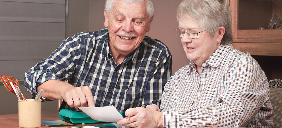 Elderly Pair Crafting