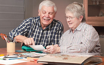 Husband and Wife Reviewing Schedules