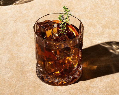 Drink with Ice Cubes