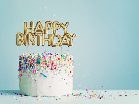 Birthday Cake with Sprinkles