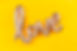 Golden Love Balloon