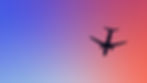 Airplane In Sunset