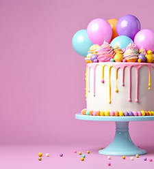 Colorful Birthday Cake
