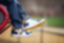 Child's Sneakers Outdoors
