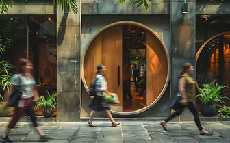Circular Doorway Exterior