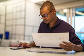Comptable au travail