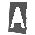 Letter A Cutout