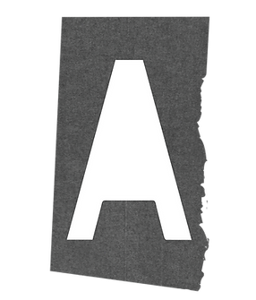 Letter A Cutout