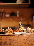 Burgers on a Crate