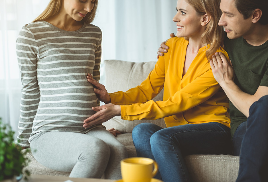 Couple and Surrogate Mother