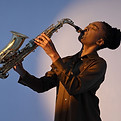 Saxophon-Spieler