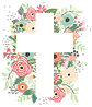 Floral Cross Illustration