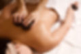 Hot stone back massage