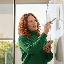 Woman at Whiteboard
