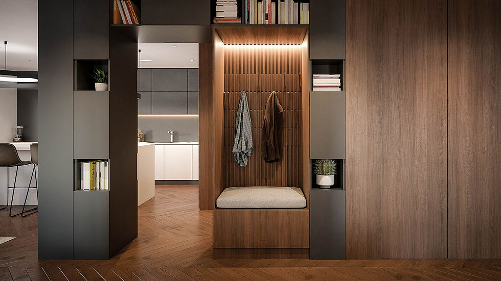 Contemporary Hallway Design