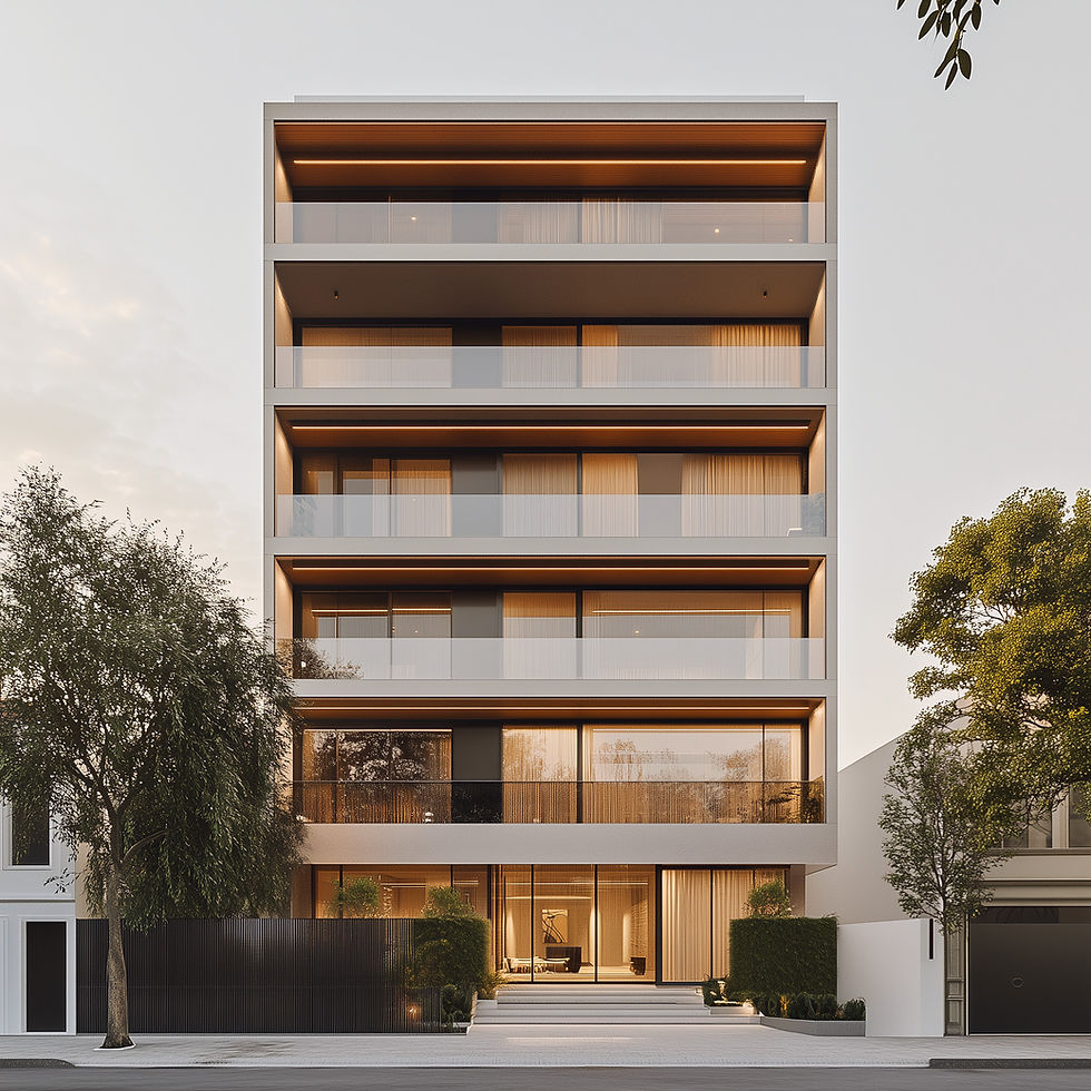 Modern Apartment Building