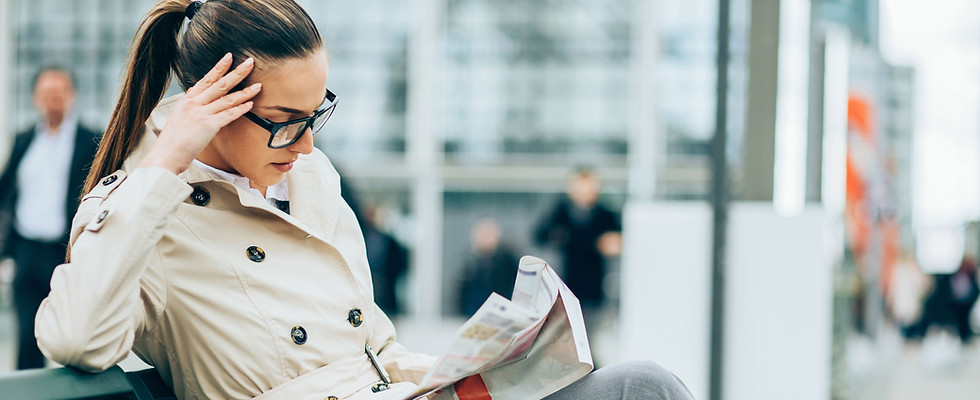 Reading a Newspaper