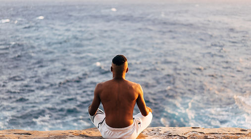 Meditieren am Strand