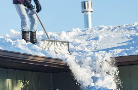 Schnee schaufeln