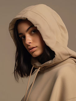 Hooded Woman Portrait