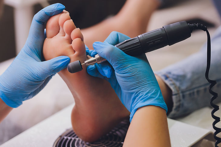 Procedimiento de cuidado de los pies