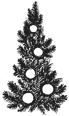 Christmas Tree Silhouette
