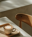 Coffee On Wooden Table
