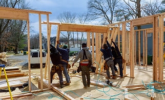 Construction Workers Building