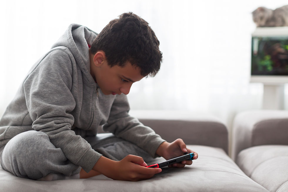 Boy Playing Game