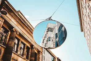 Street Mirror Reflection