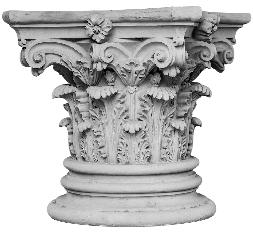 Ornate Corinthian Column Capital
