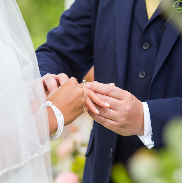 Wedding ring exchange