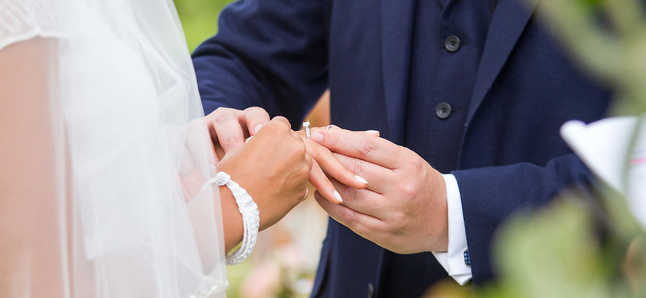 Wedding ring exchange