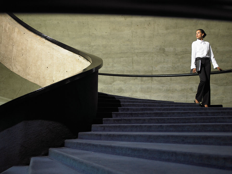Woman on the Stairs