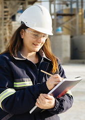 Civil Engineer at the construction site