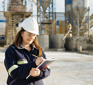 Civil Engineer at the construction site