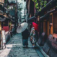 Tradiční japonská ulice