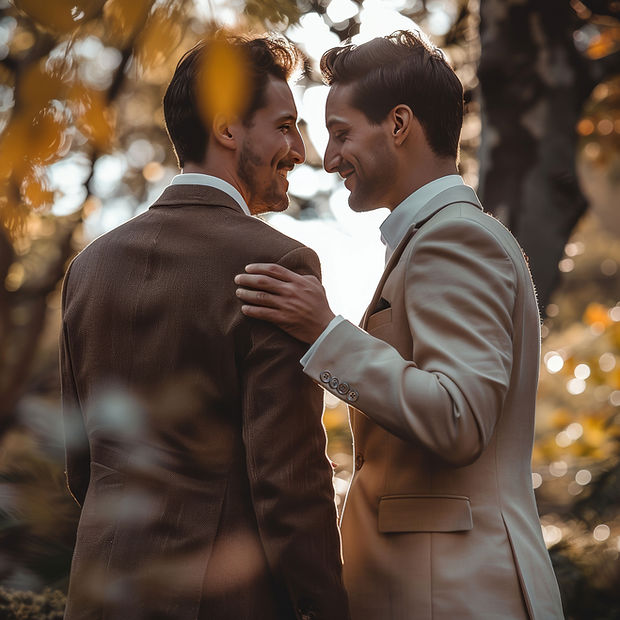 Happy Couple Outdoors