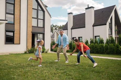 Family Playing Outdoors